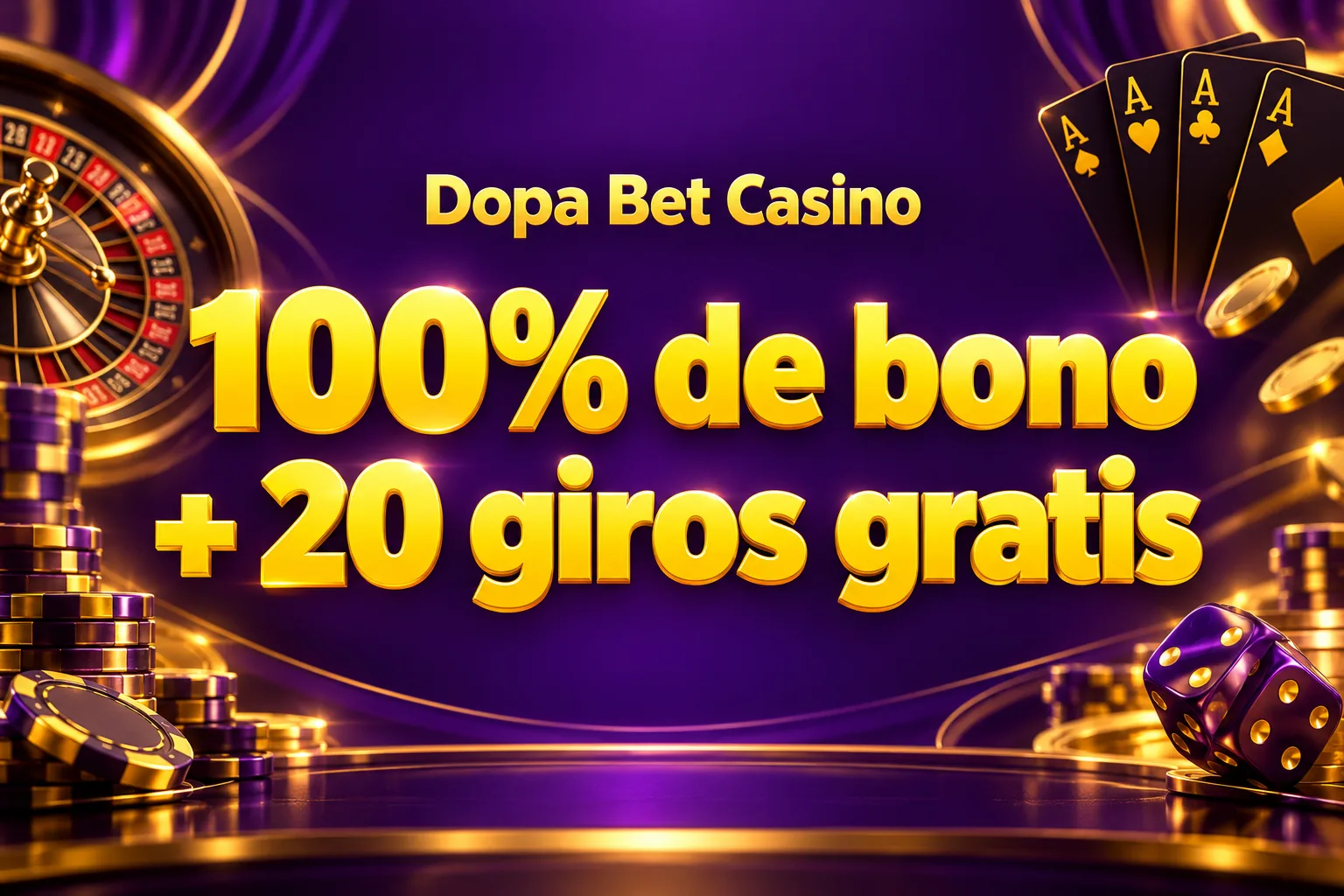 100% hasta $300.000 ARS + 20 giros gratis